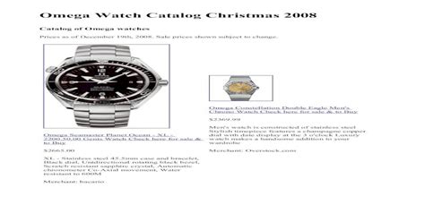 omega watcha|Omega Watch catalog.